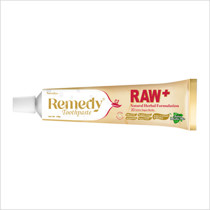 Remedy Toothpaste Raw Plus Fresh Mentha Mix Flavor 100gm