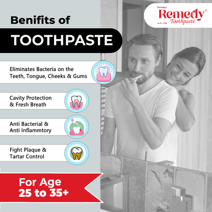 Remedy Toothpaste Raw Fresh Cardamom Flavor 100gm