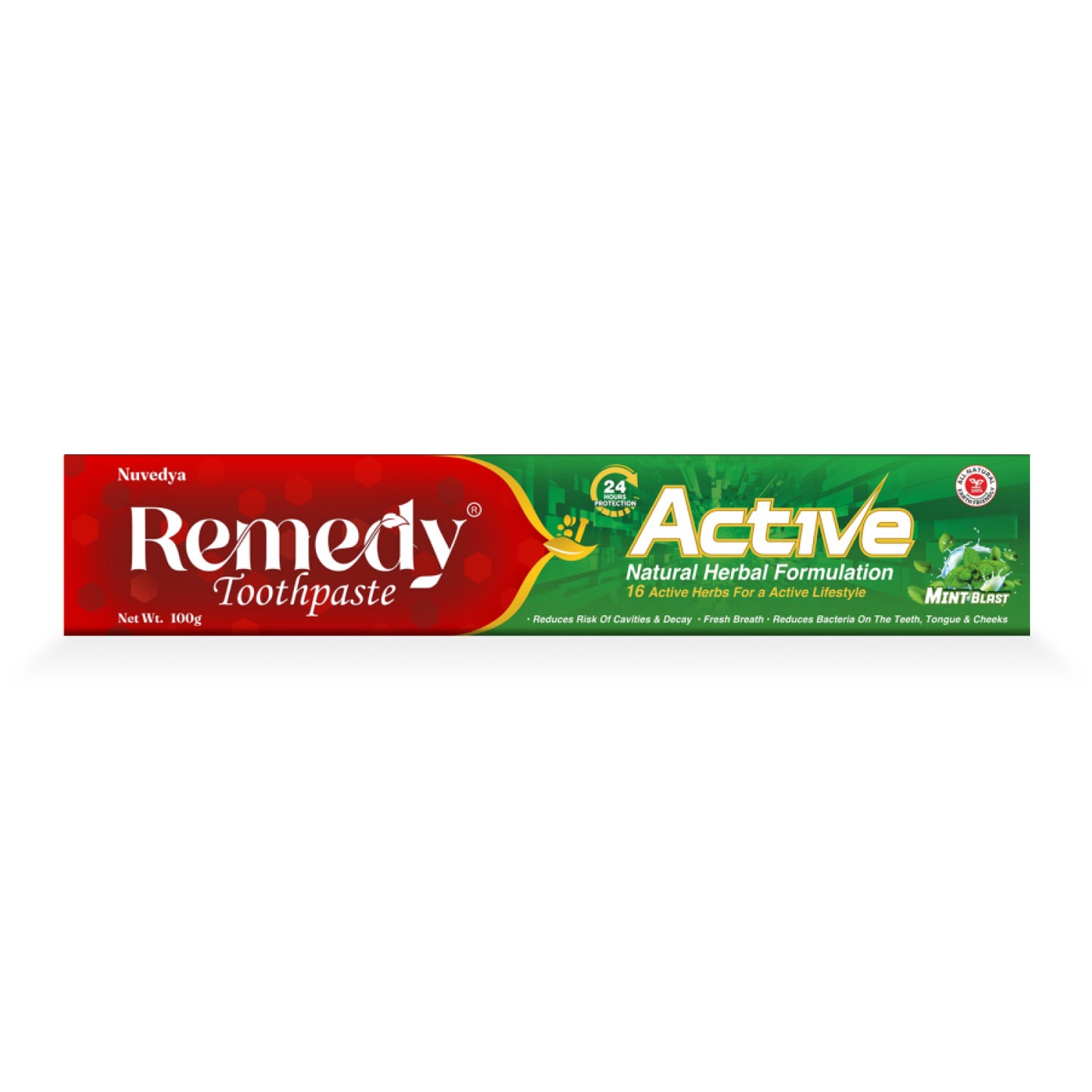 Remedy Toothpaste Active Mint Blast Flavor 100 gm