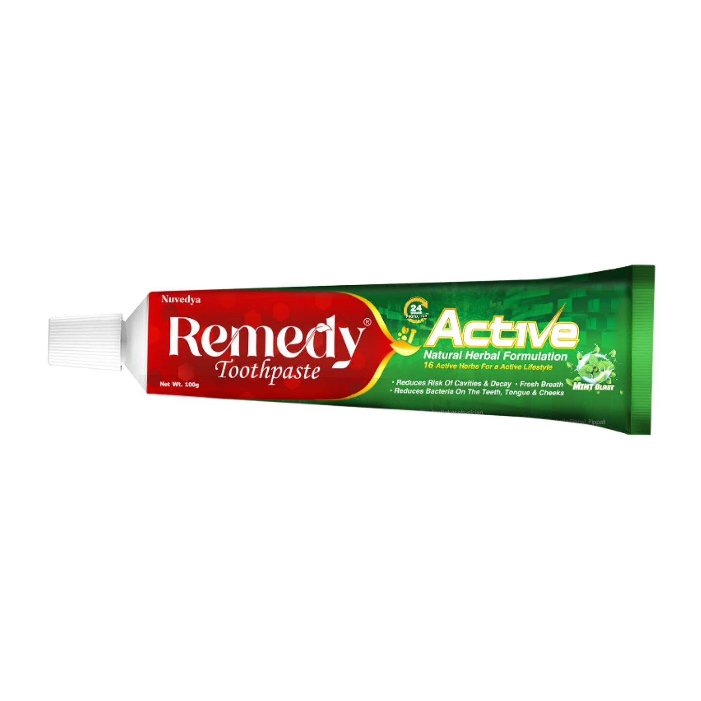 Remedy Toothpaste Active Mint Blast Flavor 100 gm