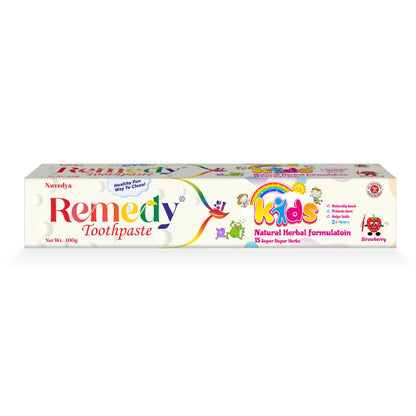 Remedy Toothpaste  Kids Strawberry Flavor 100 gm