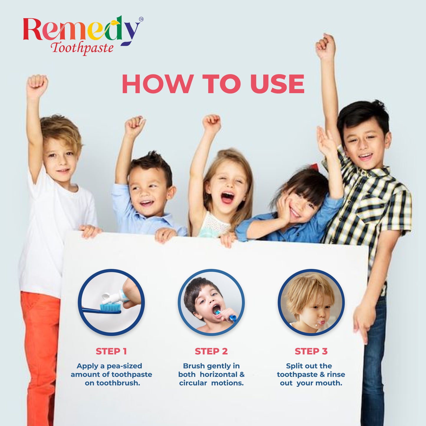 Remedy Toothpaste  Kids Strawberry Flavor 100 gm